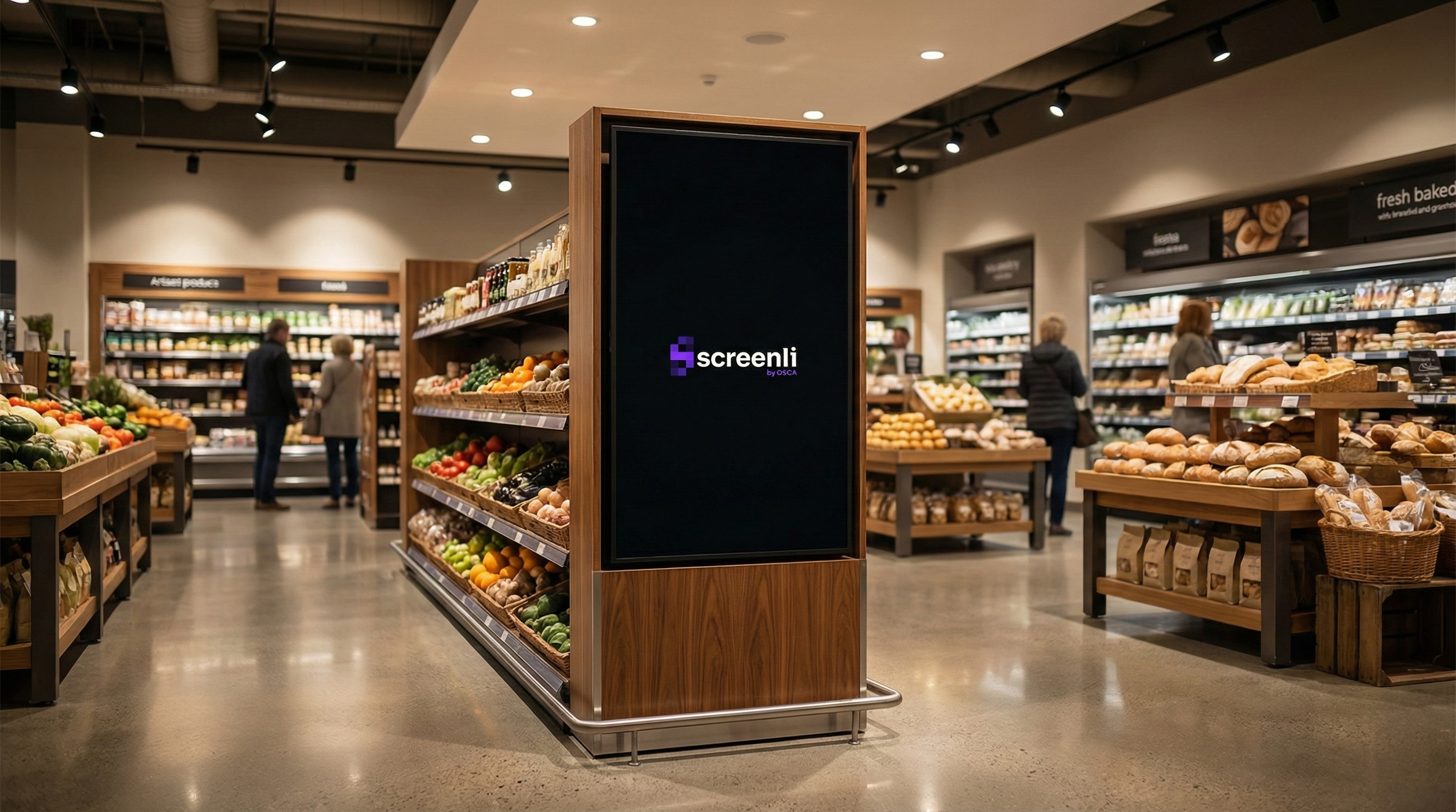 Screenli digital signage example for retail